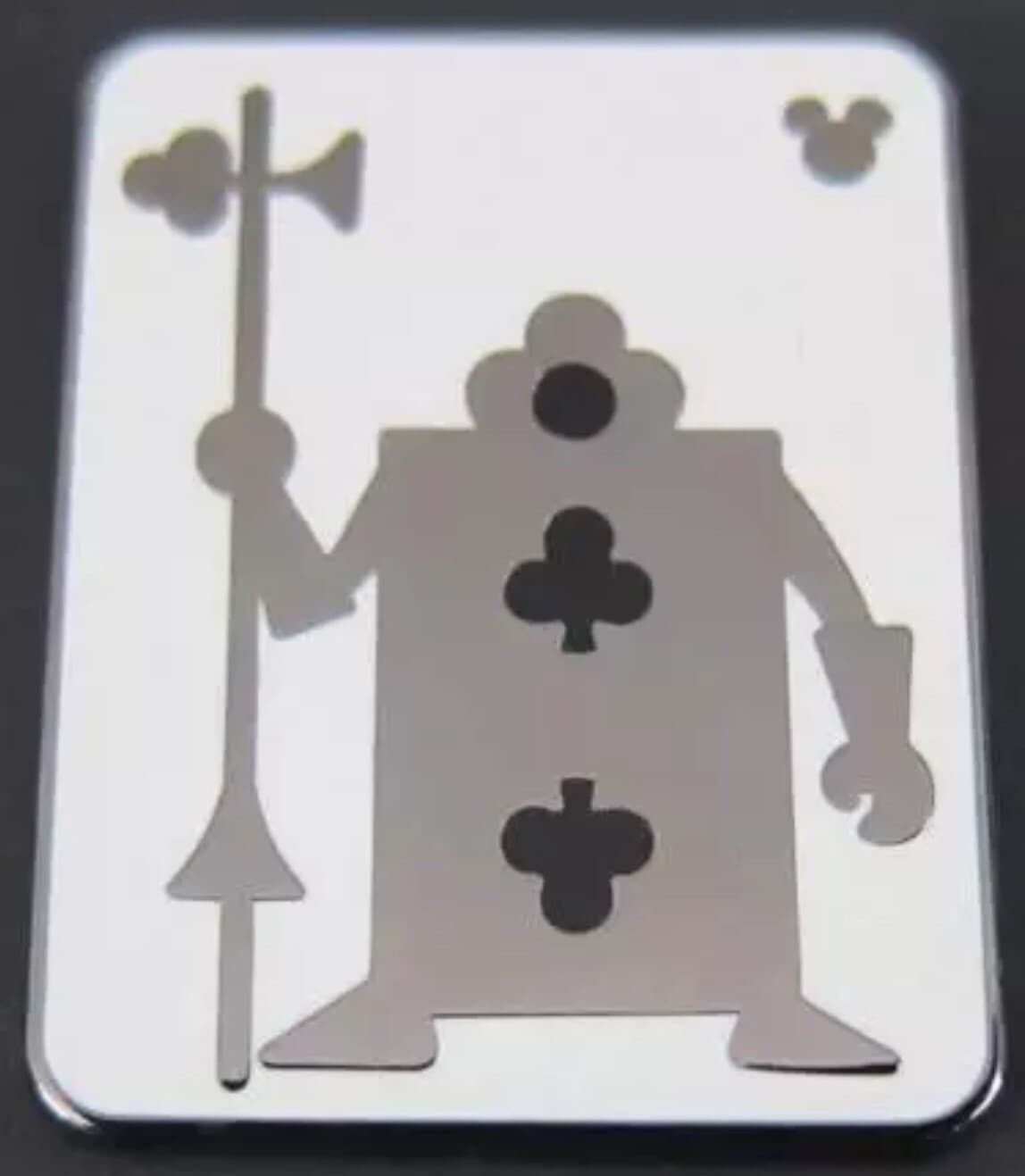 Hidden Mickey 2018 WDW - Alice in Wonderland Cards - Club Soldier