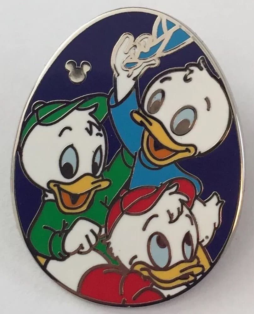 Hidden Mickey 2015 DLR - Disney Ducks - Huey, Dewey, Louie Completer