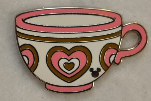 Hidden Mickey 2015 DLR - Teacups - Pink