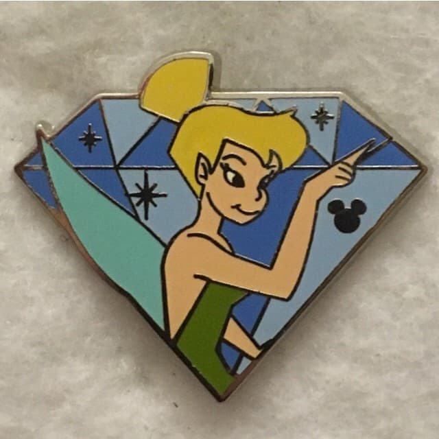 Hidden Mickey 2015 DLR - Diamond Characters - Tinker Bell