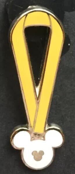 Hidden Mickey 2010 WDW - Lanyards - Yellow