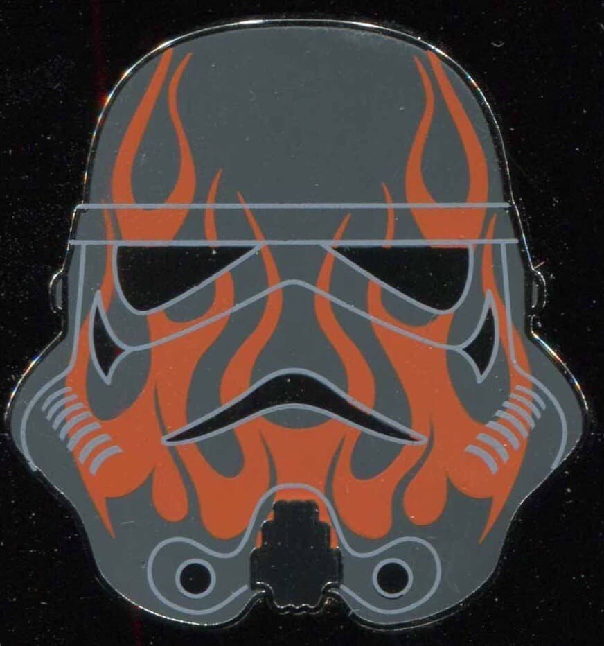 Stormtrooper Helmet Mystery Set - Red Flames