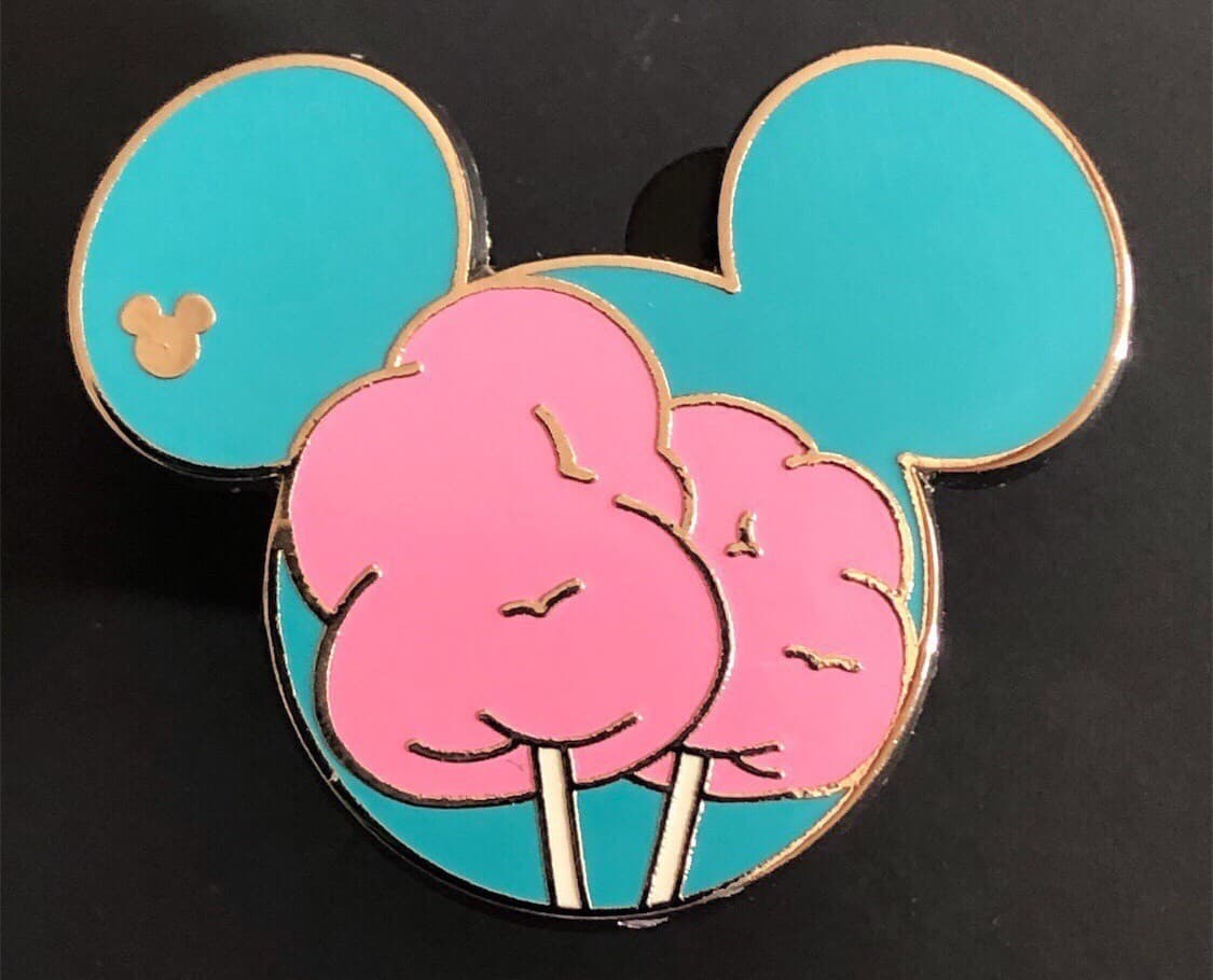 Hidden Mickey 2015 DLR - Snacks - Cotton Candy
