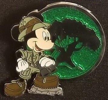 Celebrate Mickey Mouse Party Mystery Pin - Animal Kingdom Mickey Mouse front