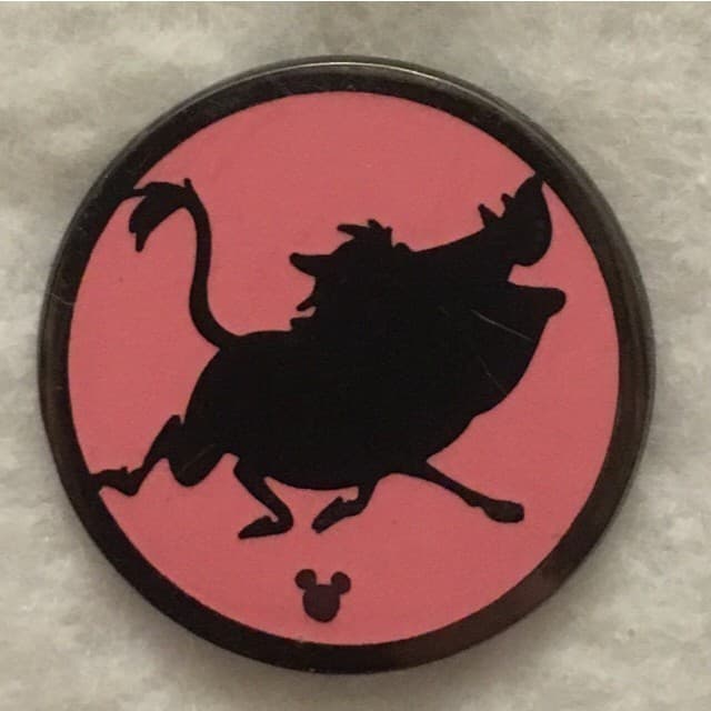 Hidden Mickey 2015 DLR - Silhouettes - Pumbaa
