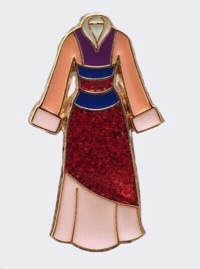Loungefly - Disney Princess Dress Mystery Pin - Mulan front