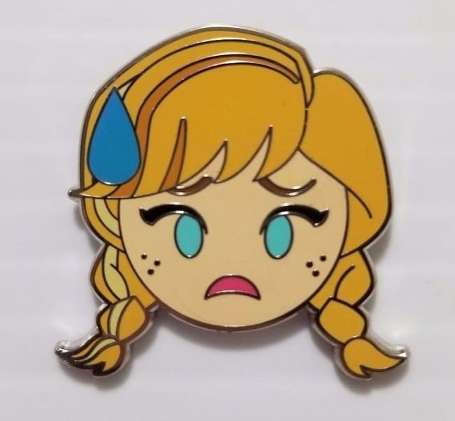 Emoji Blitz Booster Set - Frozen - Anna Nervous front