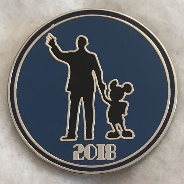 Disney Parks 2018 Booster Set - Walt and Mickey Partners front