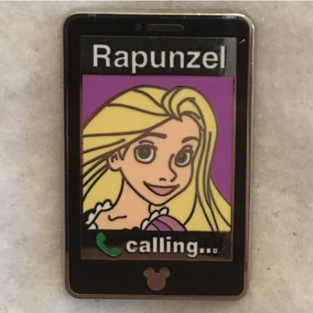 Hidden Mickey 2014 WDW - Phones - Rapunzel front