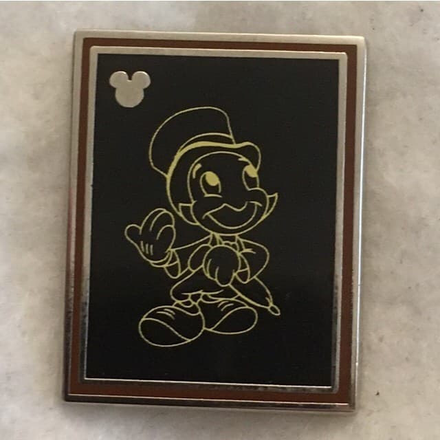 Hidden Mickey 2014 DLR - Chalk Sketches - Jiminy Cricket Chaser front