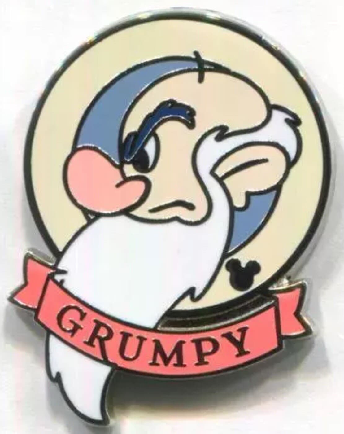 Hidden Mickey 2018 WDW - The Seven Dwarfs - Grumpy front