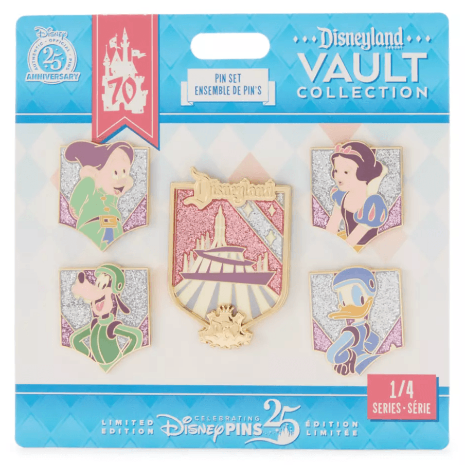 Disneyland 70th Anniversary Vault Collection - Tomorrowland (Set 1) front